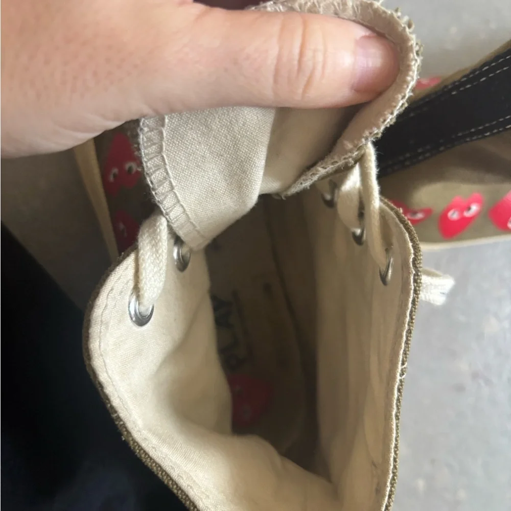 Comme des Garcons PLAY olive high